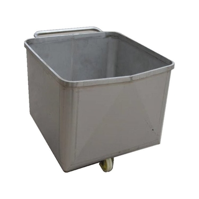 Roue en caoutchouc silencieux 200L en acier inoxydable