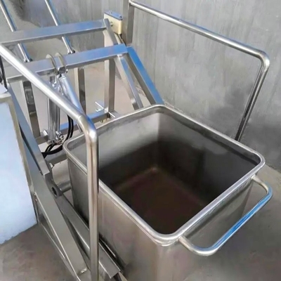 Roue en caoutchouc silencieux 200L en acier inoxydable