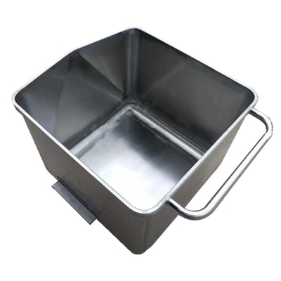 Charrette de viande de poulet et de mouton en acier inoxydable 304 pour le transport de viande durable
