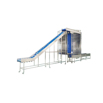 Chocolaterie rapide IQF congélateur en spirale pour poissons industriels crevettes pâtisseries de fruits de mer